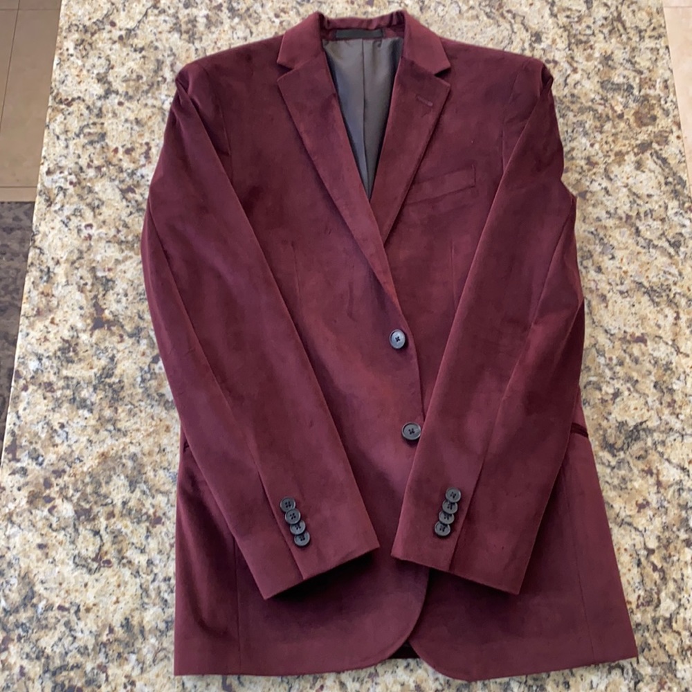 Kenneth Cole Mulberry velvet blazer